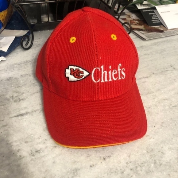 Kansas City Chiefs Football Hat Red One Size - Picture 6 of 6